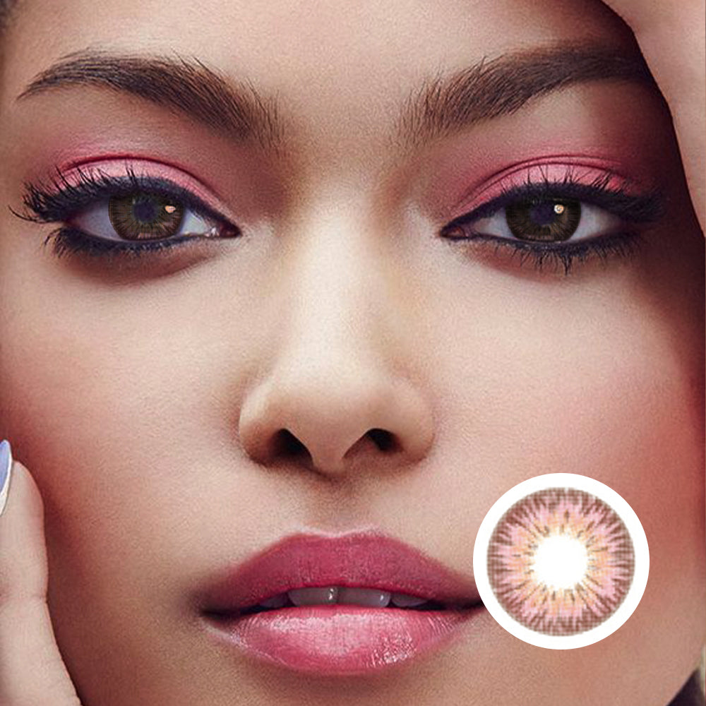 Oversized Barbie Powder | Moxielens Earth Glow Colored Contacts -- Earth Glow colored contacts | Moxielens