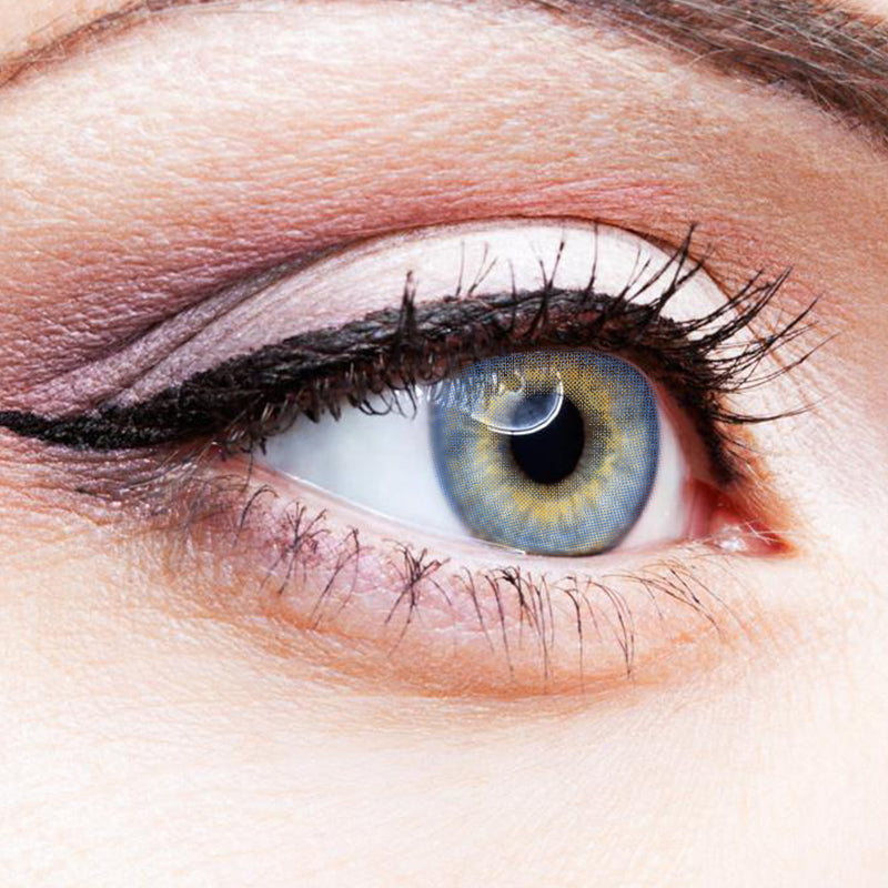 Mermaid Tear Blue colored contact lenses
