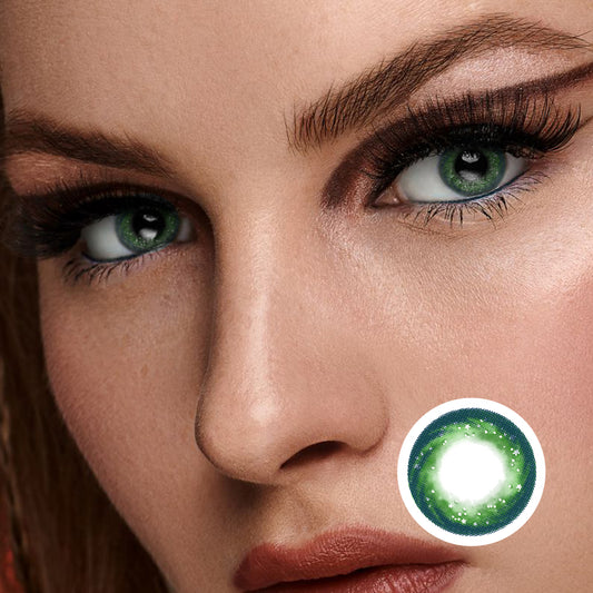 Clear Sky  Green colored contact lenses