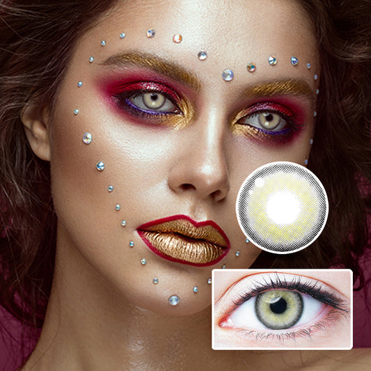 Oban Gray colored contact lenses