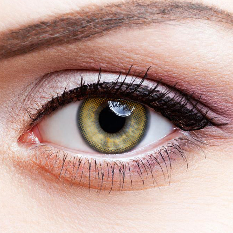 Morning Dew Brown colored contact lenses