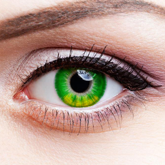Green Fire | Moxielens Botanical Haze Colored Contacts -- Botanical Haze colored contacts | Moxielens
