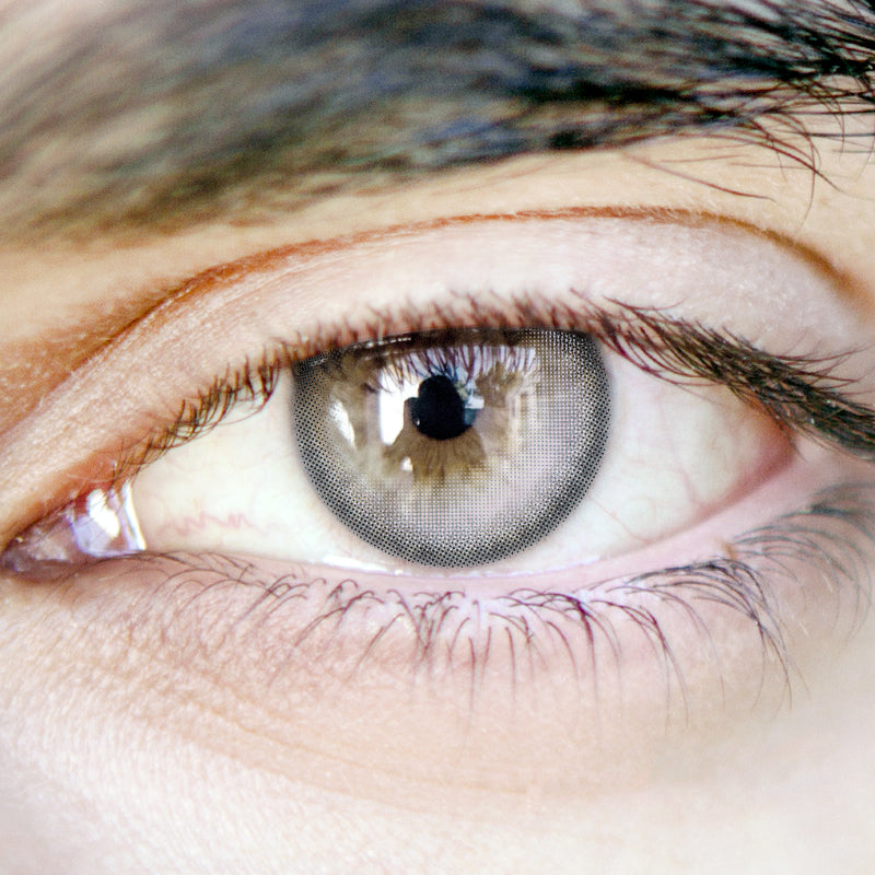 Men' Half Moon High-Gloss Purple | Moxielens Aurora Veil Colored Contacts -- Aurora Veil colored contacts | Moxielens