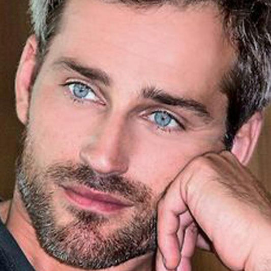 Men's Candy Blue (12 Months) colored contact lenses