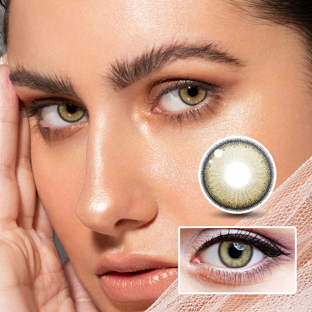 Pumpkin Wagon colored contact lenses