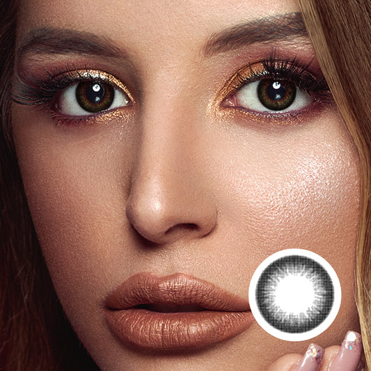 Super Large Plain Black | Moxielens Midnight Edge Colored Contacts -- Midnight Edge colored contacts | Moxielens