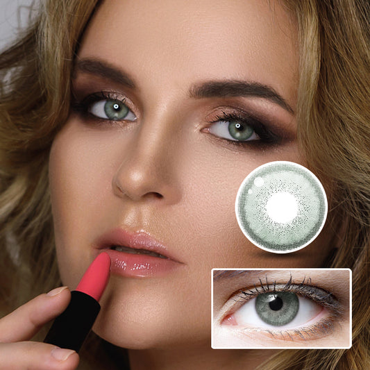 Jupiter Green | Moxielens Botanical Haze Colored Contacts -- Botanical Haze colored contacts | Moxielens