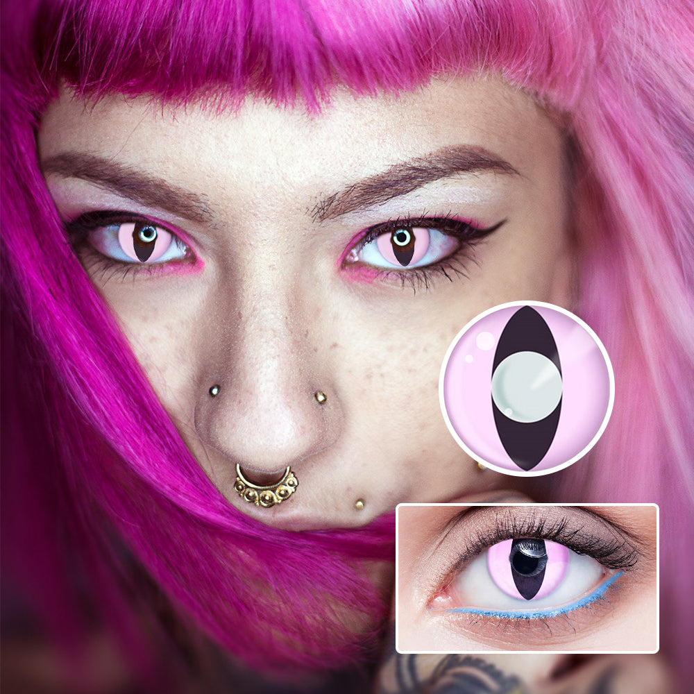 Pink Cat's Eye | Moxielens Fantasy FX Colored Contacts -- Fantasy FX colored contacts | Moxielens