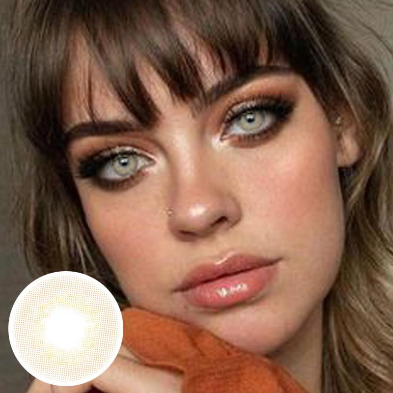 Natural pink (12 months) colored contact lenses