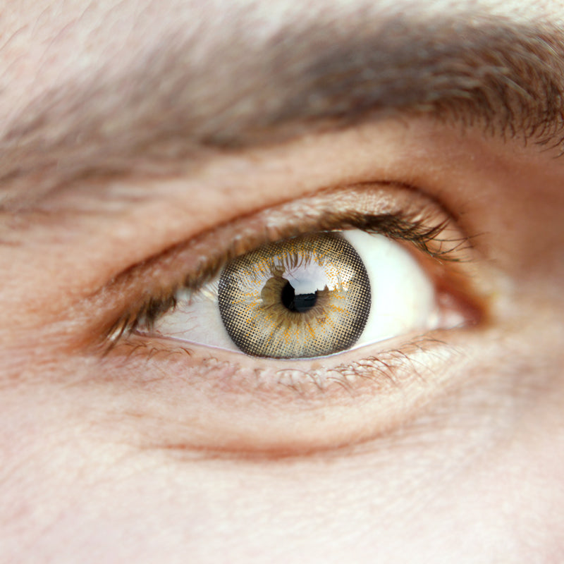 Men'puff Brown | Moxielens Earth Glow Colored Contacts