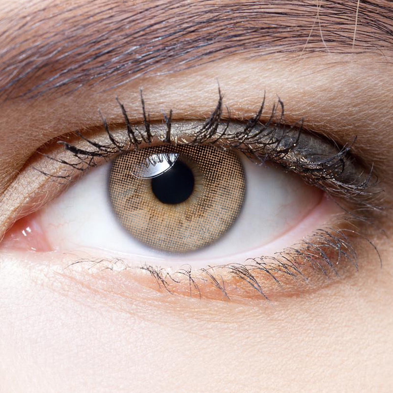 Crystal Clear Brown | Moxielens Earth Glow Colored Contacts ??Earth Glow colored contacts | Moxielens