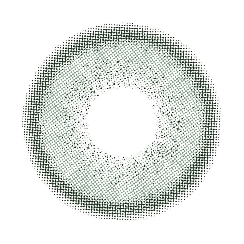 Jupiter Green | Moxielens Botanical Haze Colored Contacts -- Botanical Haze colored contacts | Moxielens