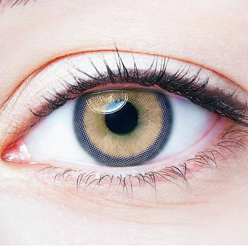 Sweet Brown colored contact lenses