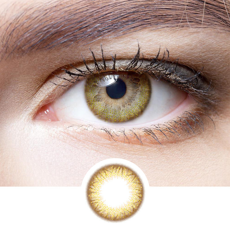 Mermaid Ji Second Generation Brown colored contact lenses