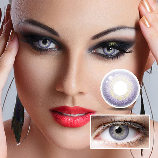 Hepburn Purple colored contact lenses