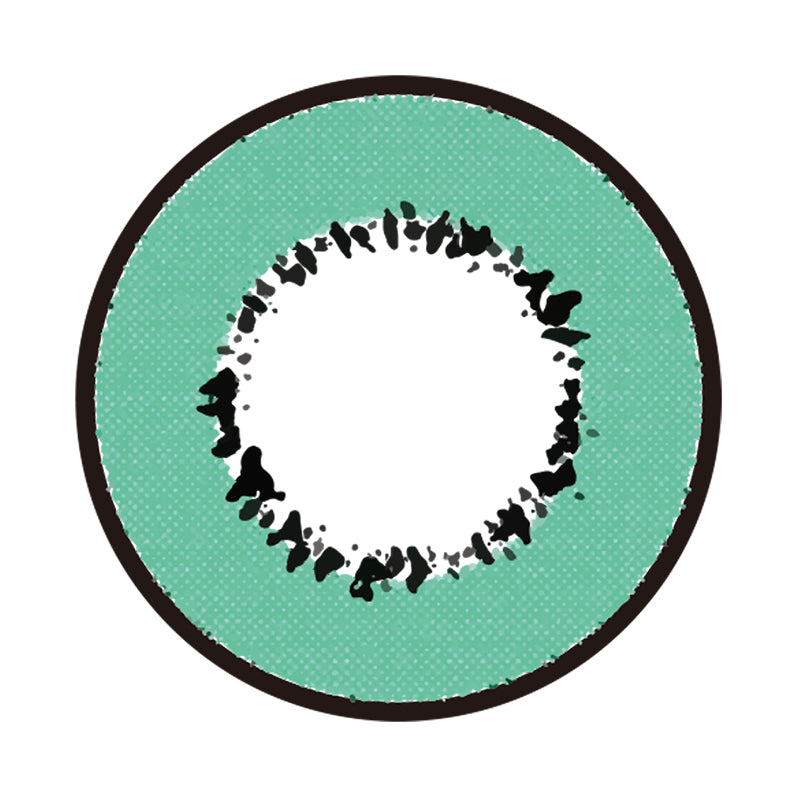 Harajuku Storm Green colored contact lenses