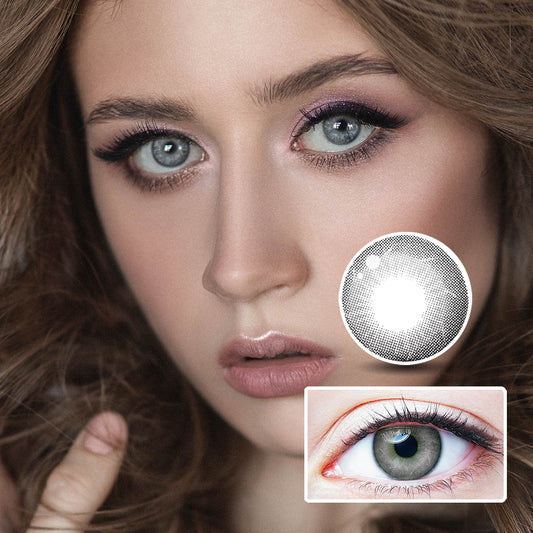 Water Wave Gray colored contact lenses