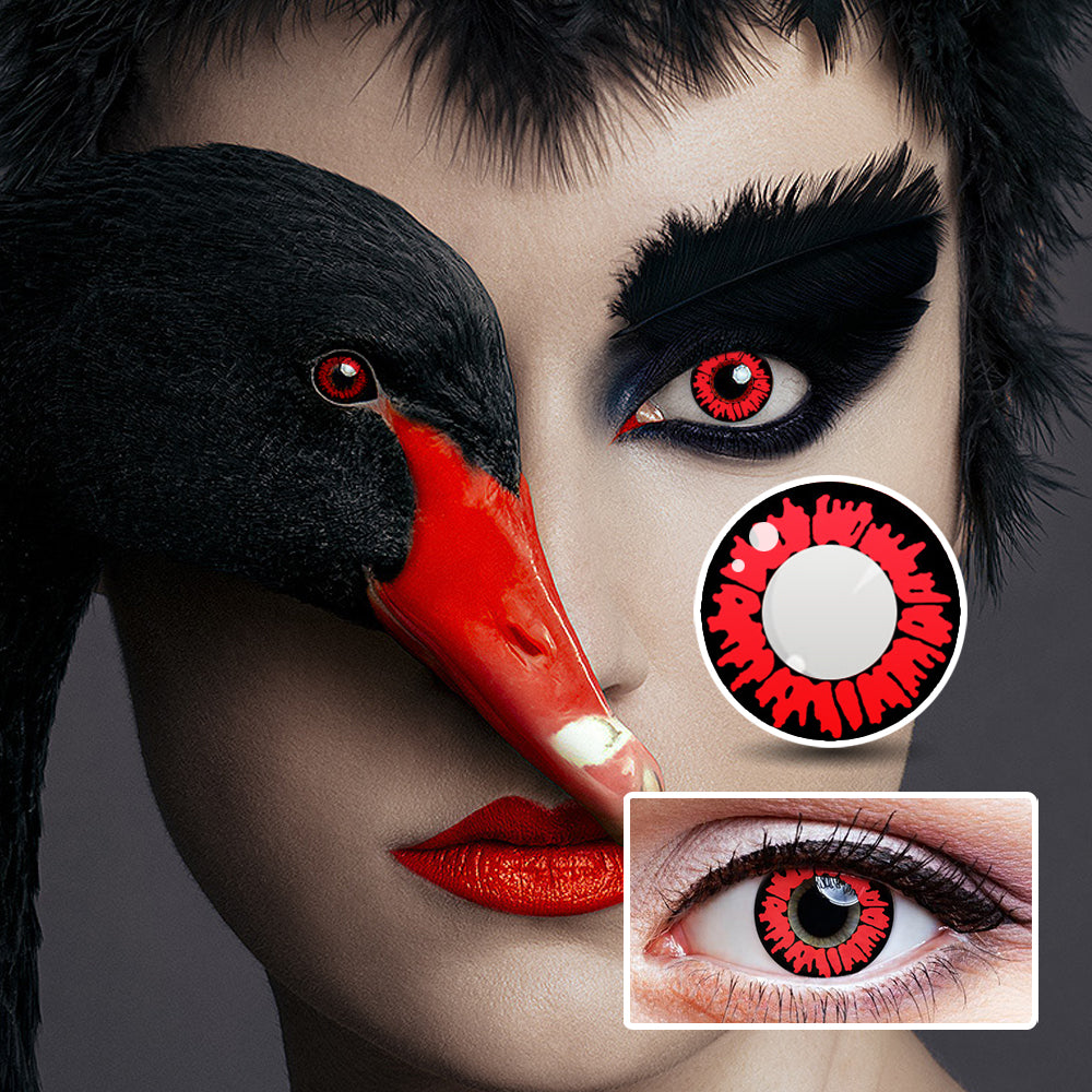 Red Storm | Moxielens Fantasy FX Colored Contacts -- Fantasy FX colored contacts | Moxielens