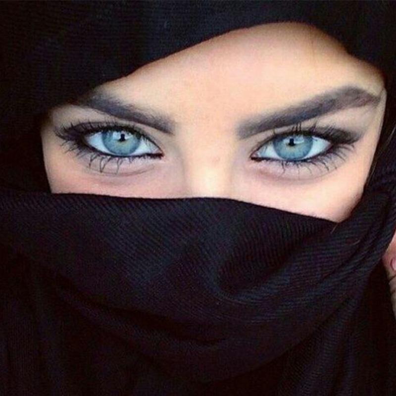 Egyptian natural light blue (12 months) colored contact lenses