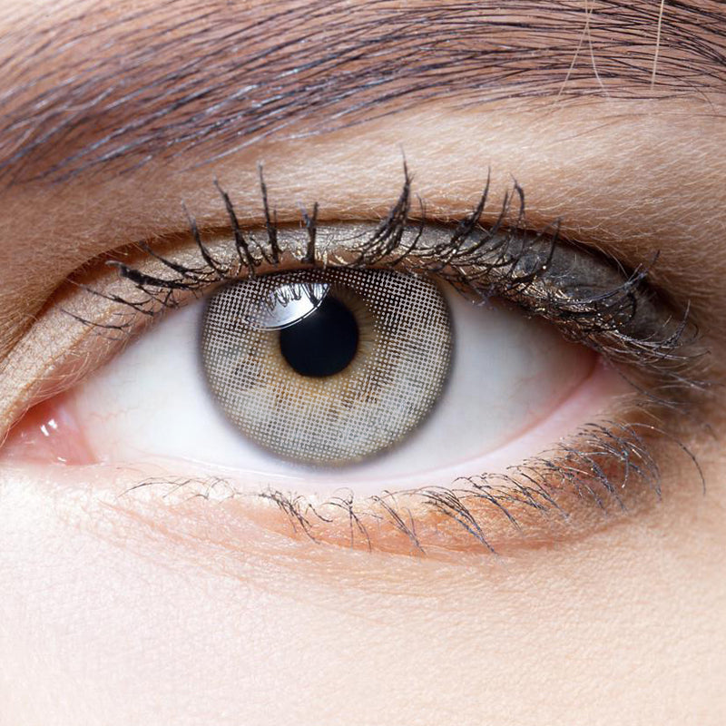 Crystal Clear Gray colored contact lenses