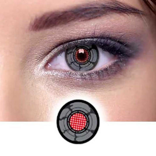 cosplay anime ninja black and gray (12 months) colored contact lenses