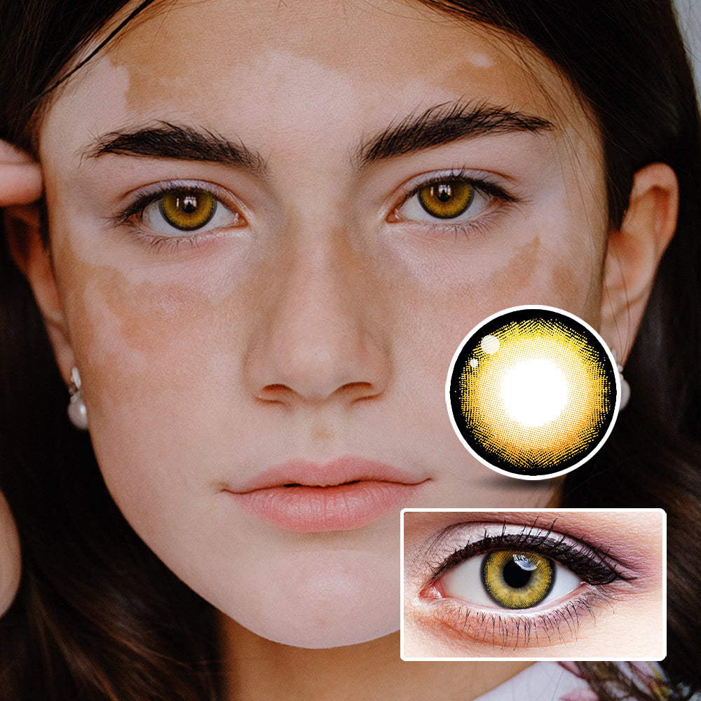 Holy Deer Sweet Brown | Moxielens Earth Glow Colored Contacts -- Earth Glow colored contacts | Moxielens