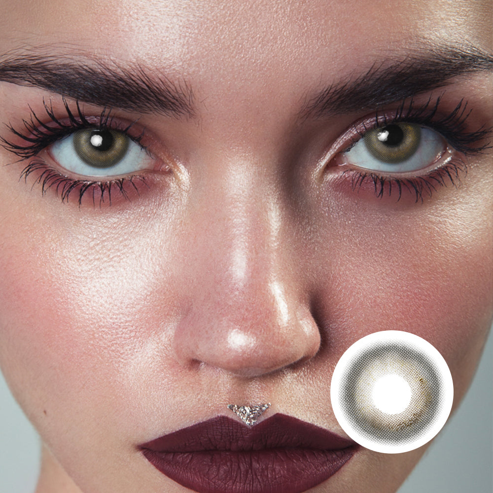 Misty Grey Curry | Moxielens Moonlight Colored Contacts -- Moonlight colored contacts | Moxielens