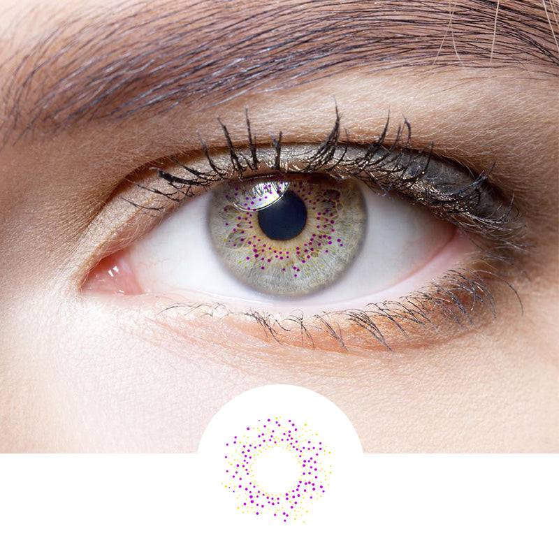 Gypsophila Grey colored contact lenses