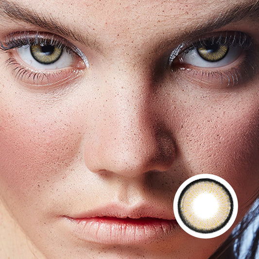 Gilt Sand Brown | Moxielens Earth Glow Colored Contacts -- Earth Glow colored contacts | Moxielens