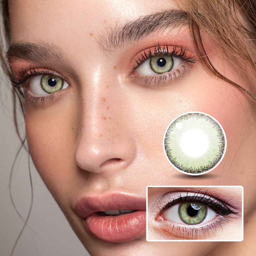 Veil Green | Moxielens Botanical Haze Colored Contacts -- Botanical Haze colored contacts | Moxielens