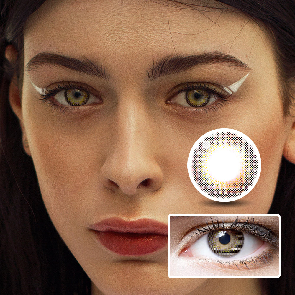 Neon Gold Pink Purple | Moxielens Aurora Veil Colored Contacts -- Aurora Veil colored contacts | Moxielens
