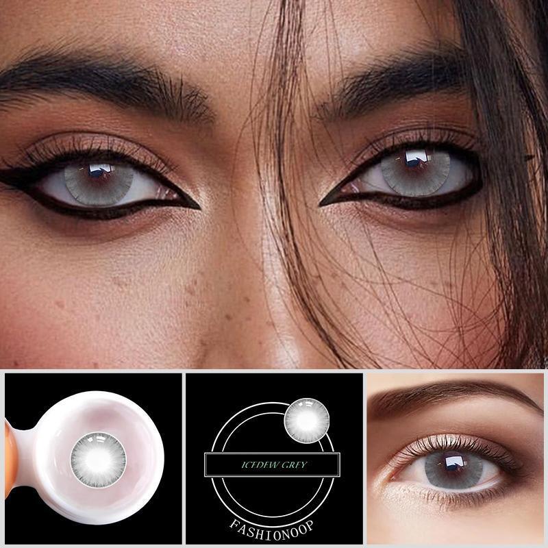 Eye Circle Lens Icedew Grey colored contact lenses