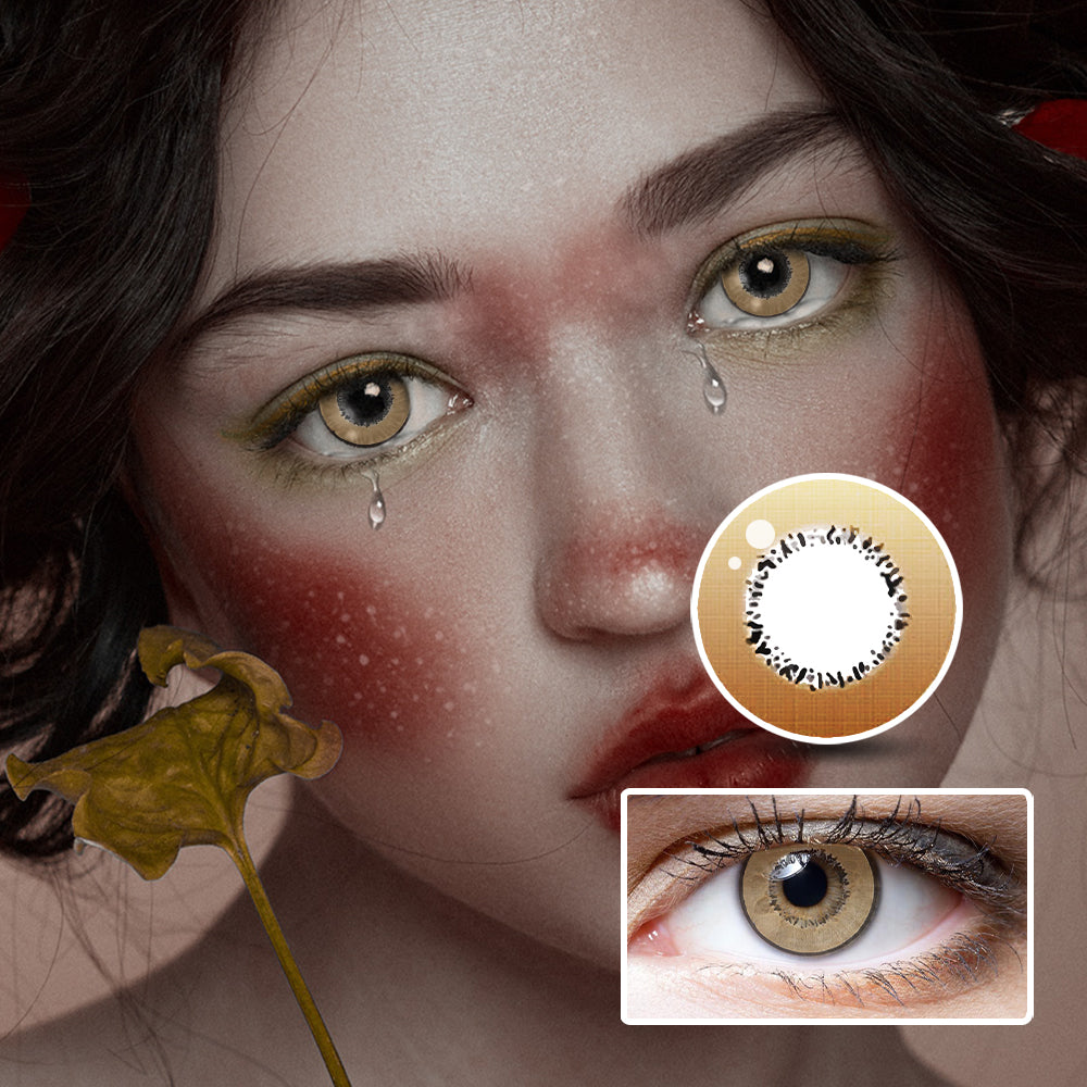Harajuku Storm Brown | Moxielens Earth Glow Colored Contacts -- Earth Glow colored contacts | Moxielens