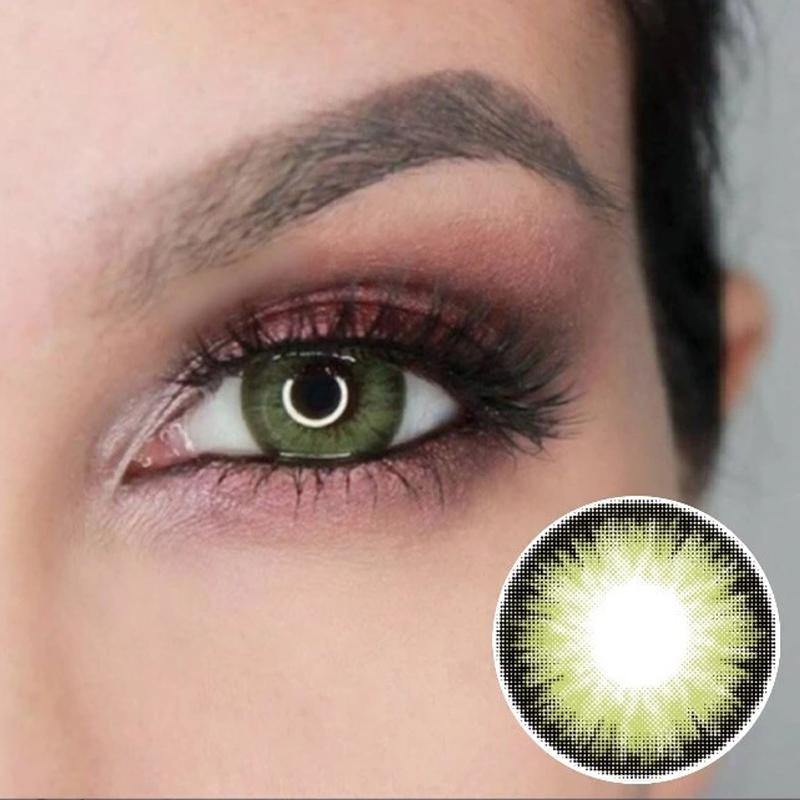 Natural Candy Green (12 months) colored contact lenses