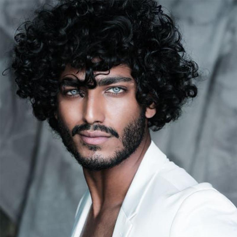 Egyptian Men's Transparent colored contact lenses by Moxielens