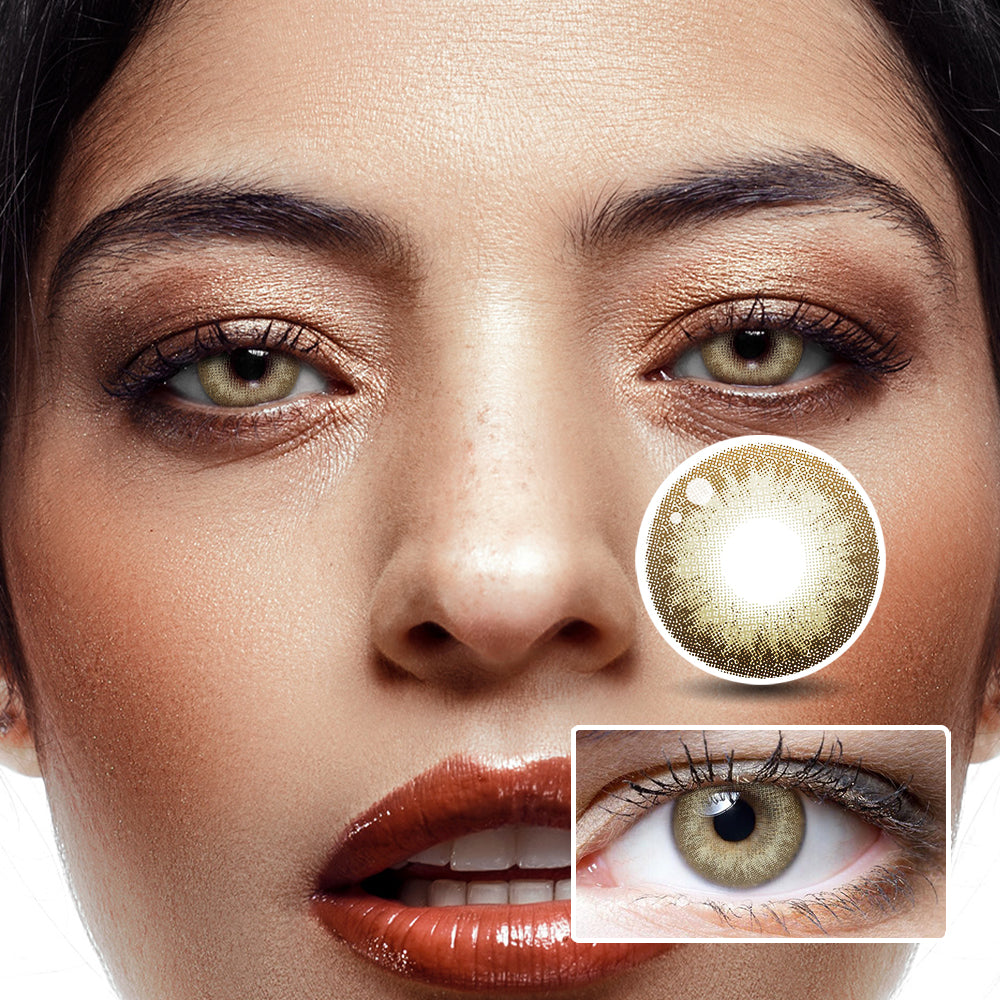 Iced Lemon Tea colored contact lenses