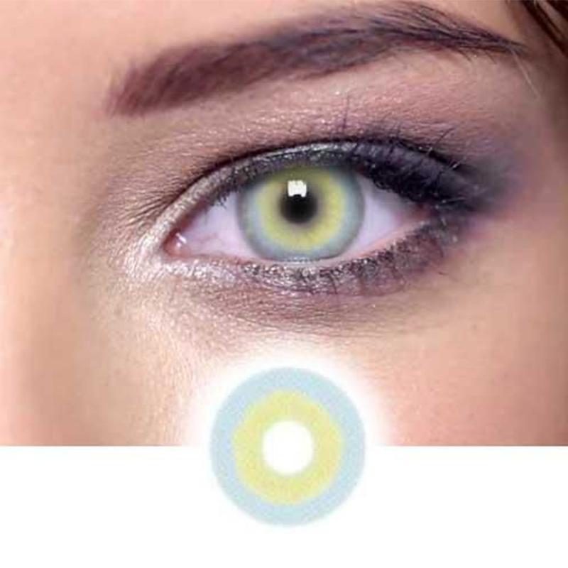 Two-color eyes (12 months) colored contact lenses