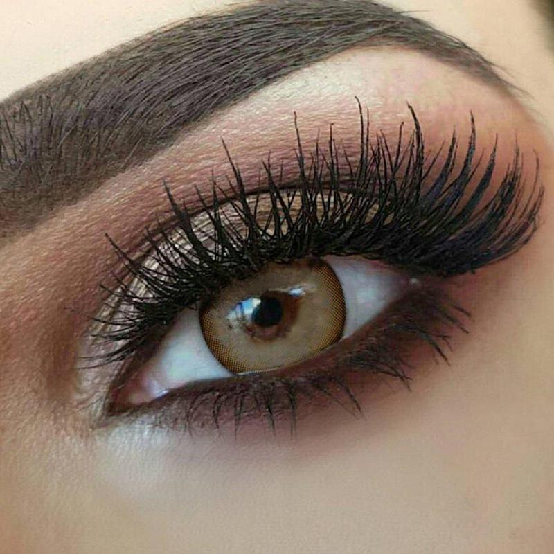 Cola Brown Prescription (1 Month) colored contact lenses