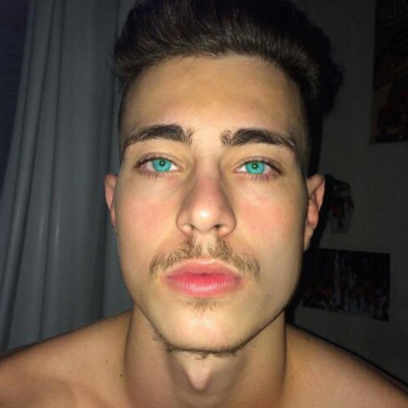 Men's Mixed Green (12 months) colored contact lenses