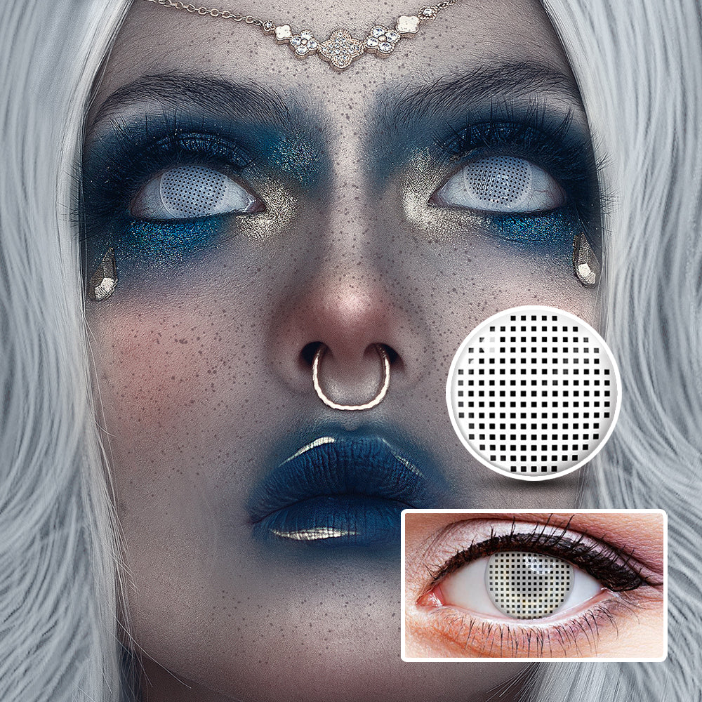 White Mesh | Moxielens Fantasy FX Colored Contacts -- Fantasy FX colored contacts | Moxielens