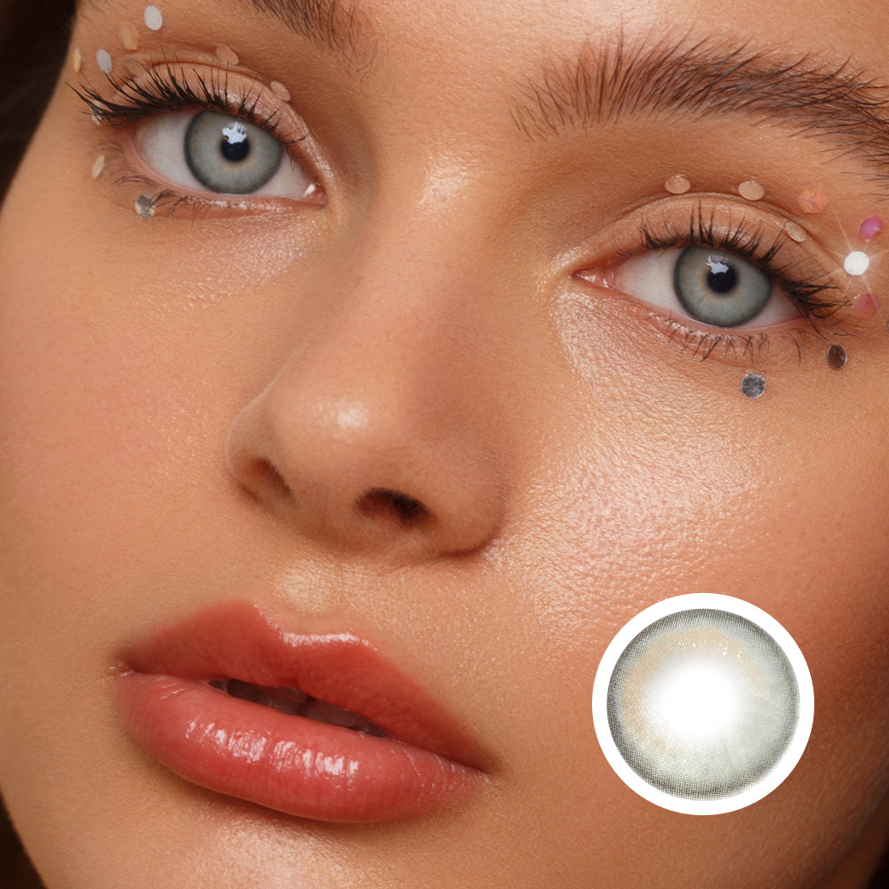 Silver Light Grey | Moxielens Moonlight Colored Contacts -- Moonlight colored contacts | Moxielens