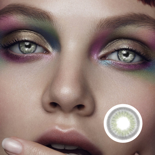 Green Peach Grey | Moxielens Moonlight Colored Contacts -- Moonlight colored contacts | Moxielens