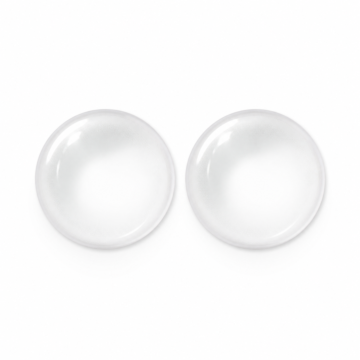 Full White colored contact lenses pair - lens design