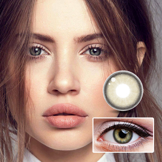 Pear Brown colored contact lenses