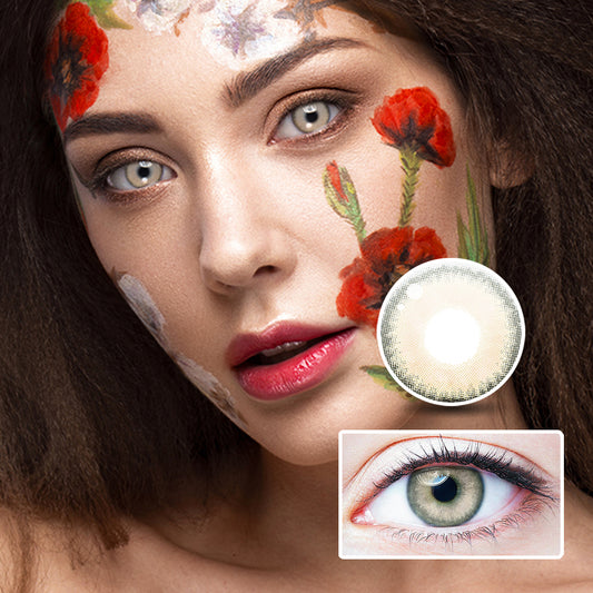 Glass Brown colored contact lenses