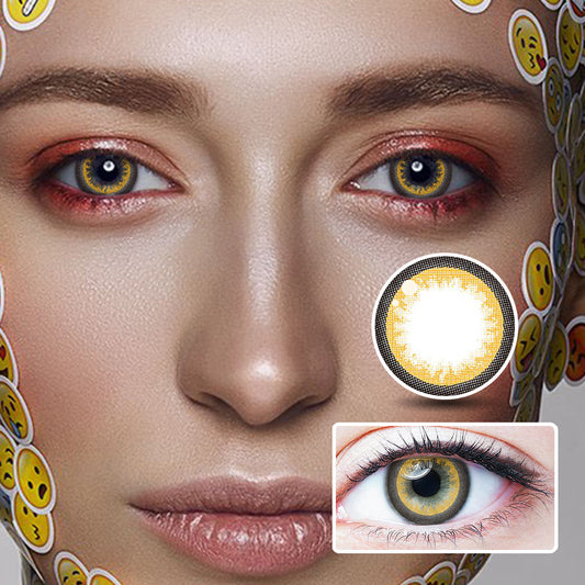 Donuts Brown colored contact lenses