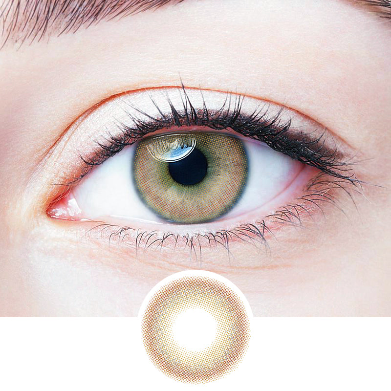 Basil Leaves Brown | Moxielens Earth Glow Colored Contacts ??Earth Glow colored contacts | Moxielens