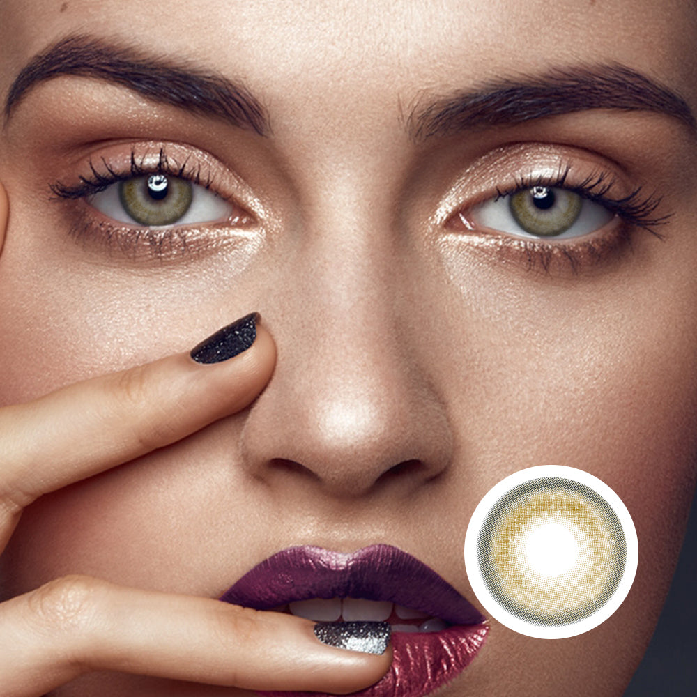 Starry Dew Brown | Moxielens Earth Glow Colored Contacts -- Earth Glow colored contacts | Moxielens