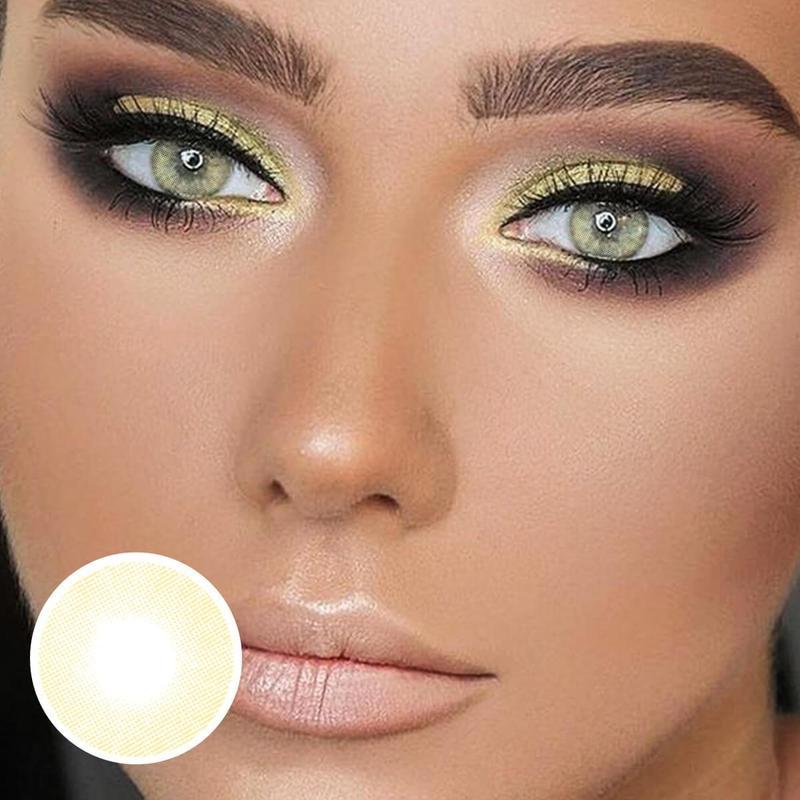 Lemon Cheese (12 Month) colored contact lenses