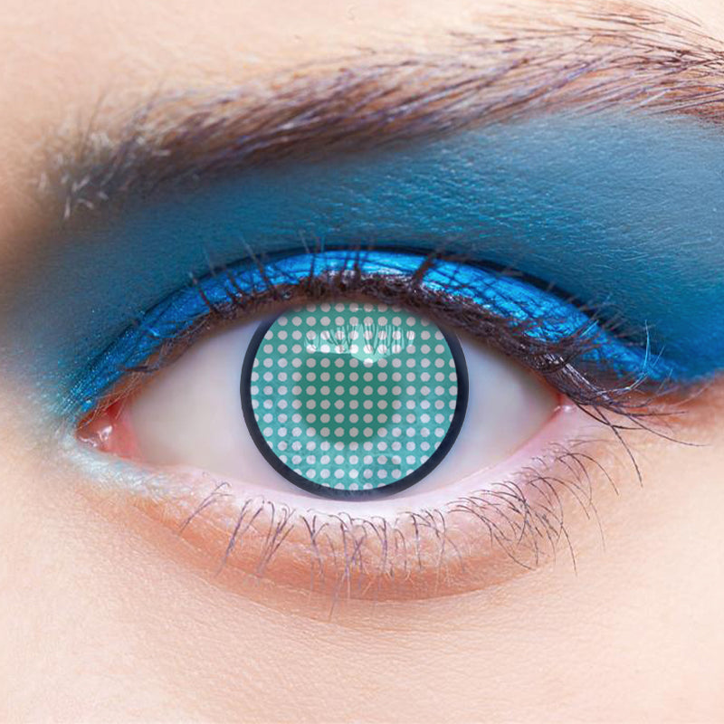 Mansang Green Mesh | Moxielens Botanical Haze Colored Contacts -- Botanical Haze colored contacts | Moxielens